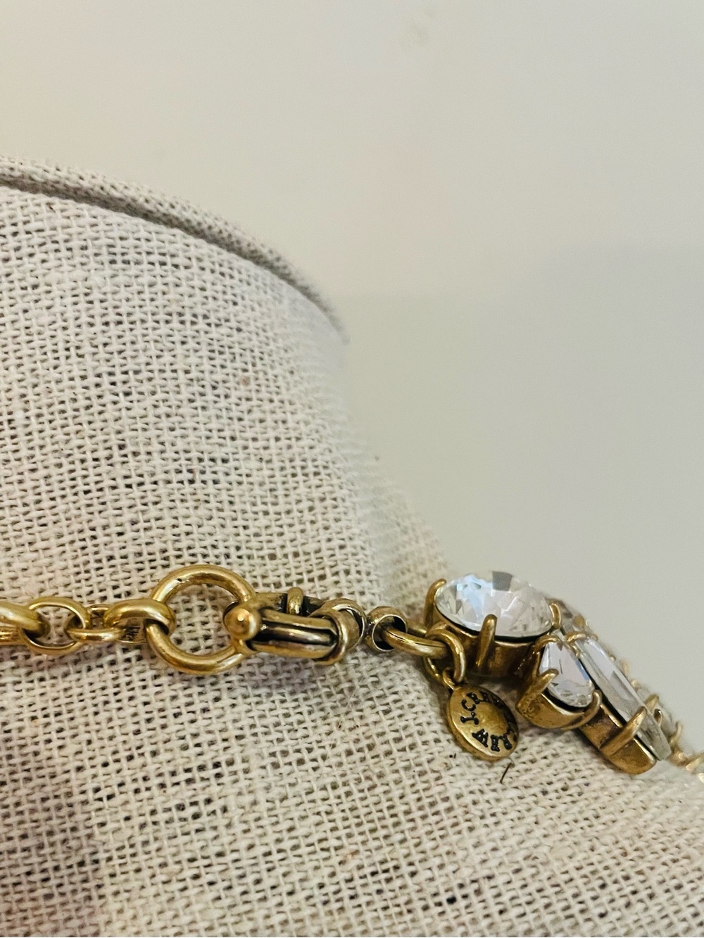 J. Crew Crystal Leaf  Statement Necklace Blogger Fav - Picture 4 of 5